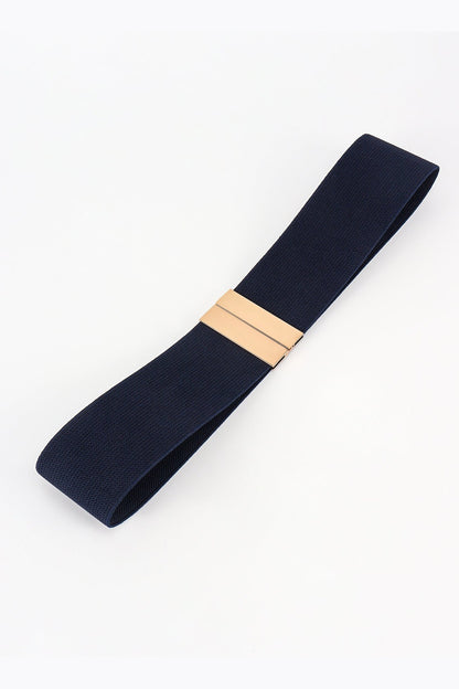 Alloy Buckle Elastic Belt - Belt - FITGGINS