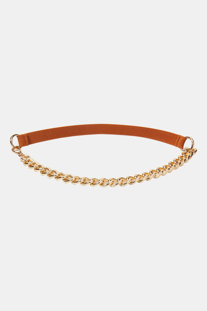 Half Alloy Chain Elastic Belt - Belt - FITGGINS