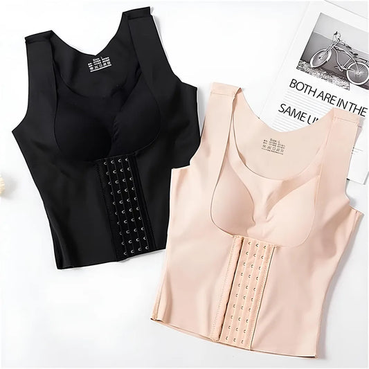 Basic Bae Scoop Neck Shapewear Tank with Removable Paddings Apricot Fitggins
