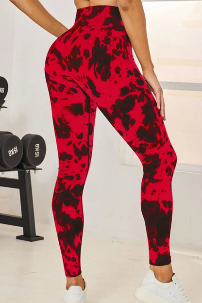 Tie-Dye High Waist Active Leggings Fitggins