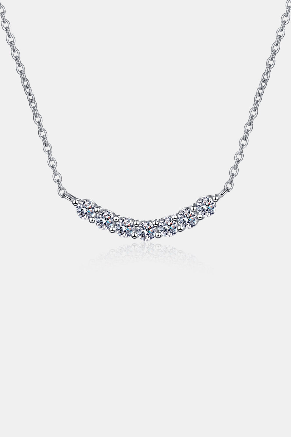 1.4 Carat Moissanite 925 Sterling Silver Necklace - Necklaces - FITGGINS