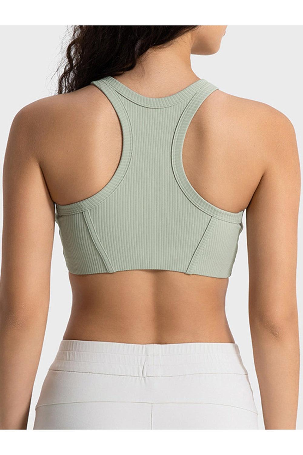 Millennia Wide Strap Cropped Sport Tank - Crop Tops & Tank Tops - FITGGINS