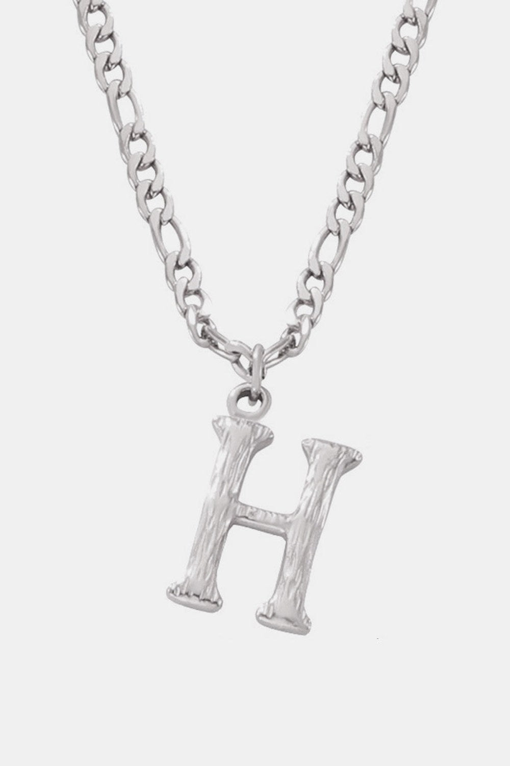 Titanium Steel Letter Pendant Necklace - Necklaces - FITGGINS