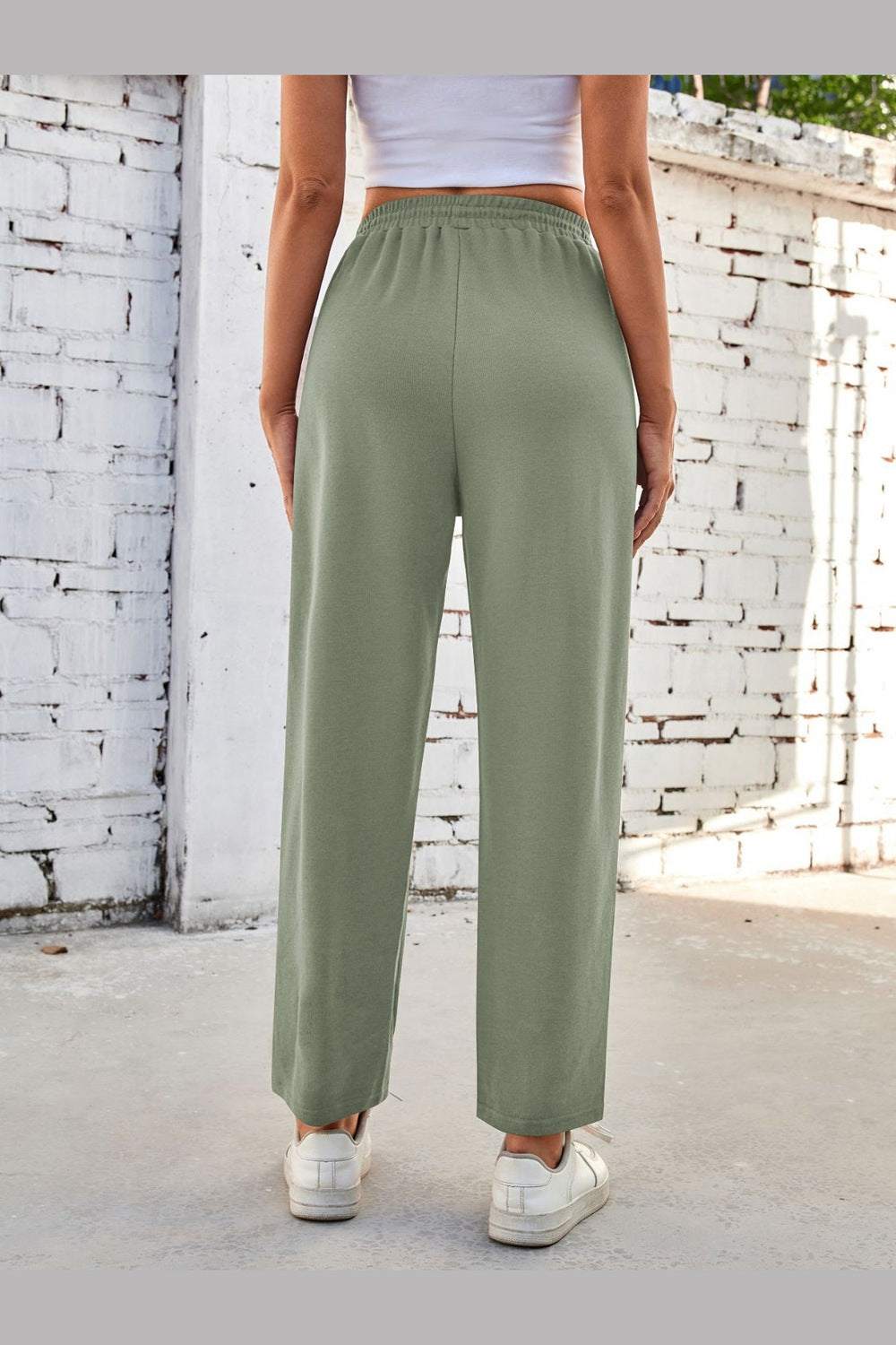 Lovelet Drawstring Pants with Pockets - Pants - FITGGINS