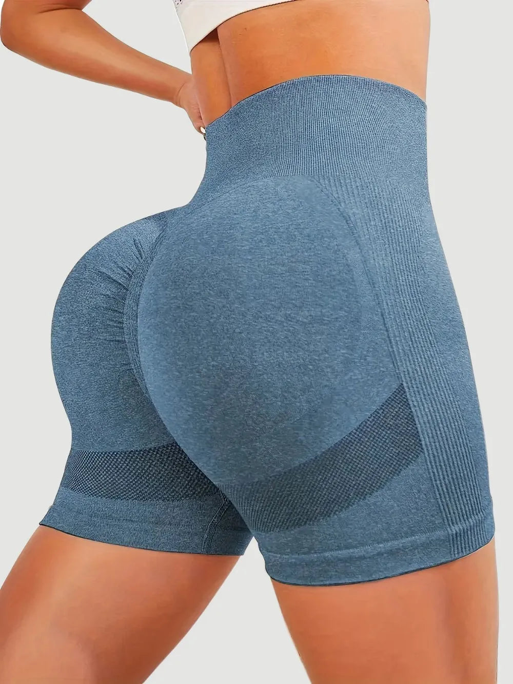 High Waist Active Shorts Fitggins