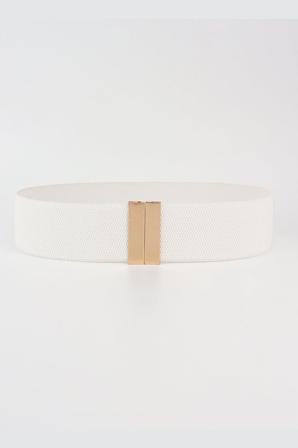 Alloy Buckle Elastic Belt - Belt - FITGGINS