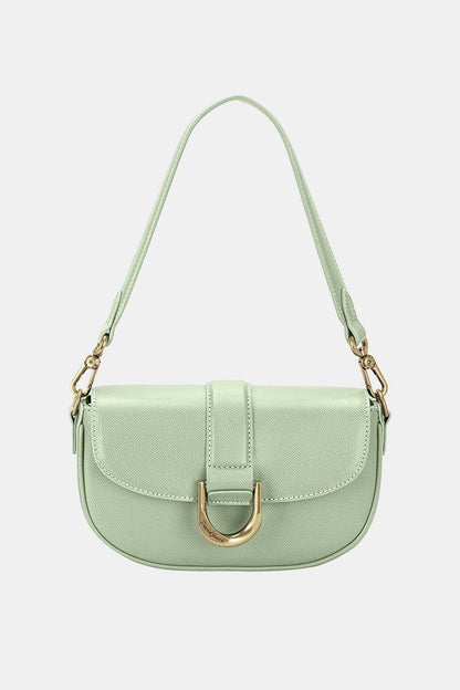 David Jones PU Leather Shoulder Bag - Handbag - FITGGINS