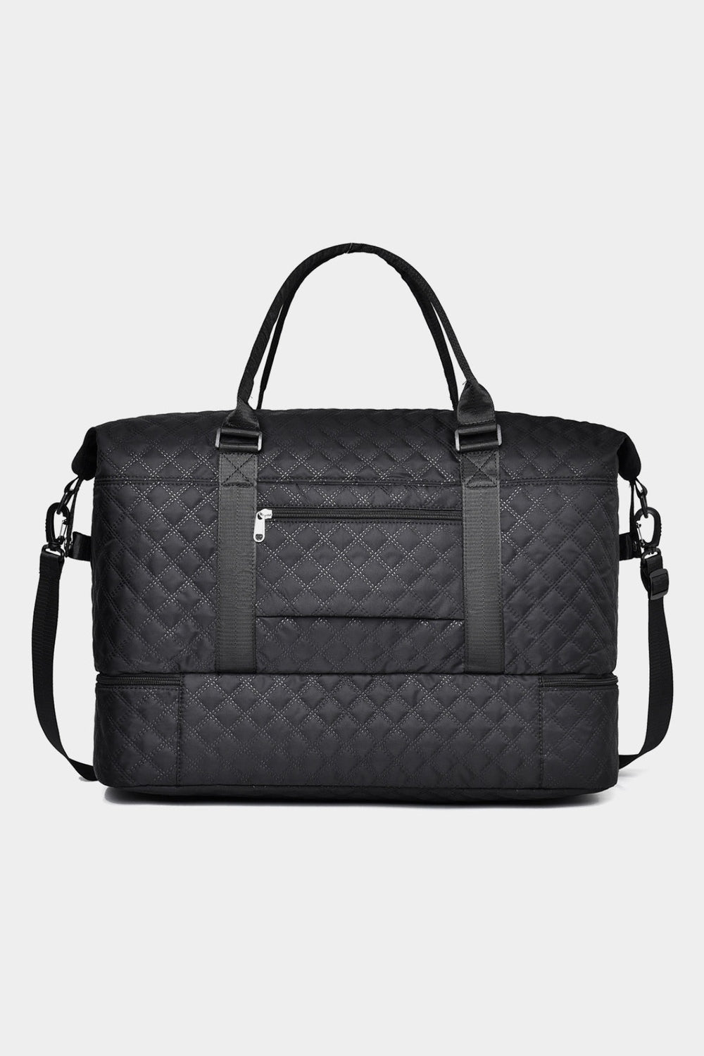 Diamond Grid Oxford Cloth Oversize Travel Bag - Handbag - FITGGINS