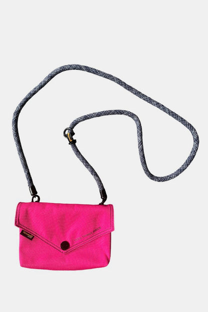 Himawari Solid Color Envelope Shape Crossbody Bag with Removable Strap - Handbag - FITGGINS