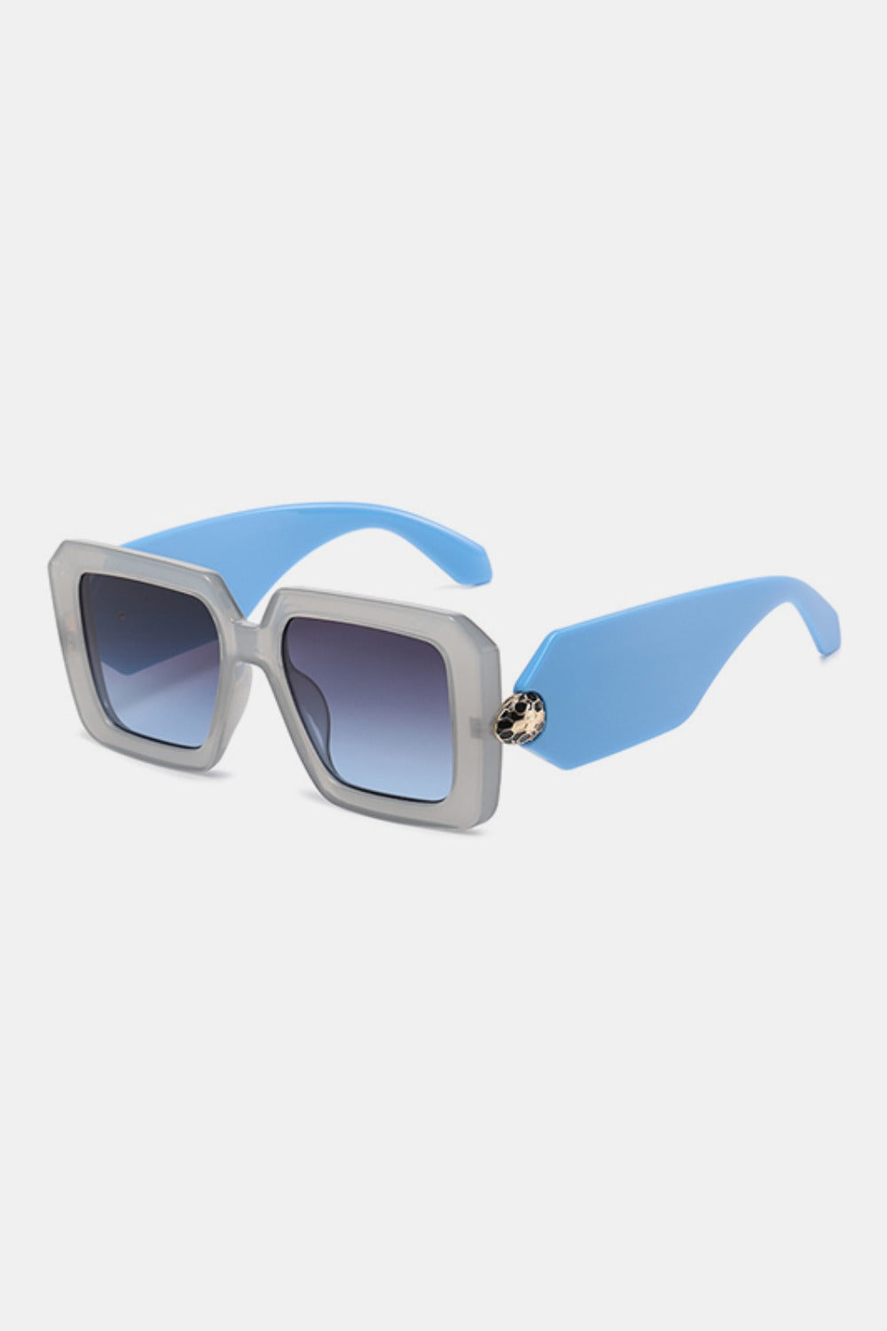 Polycarbonate Frame Square Sunglasses - Sunglasses - FITGGINS