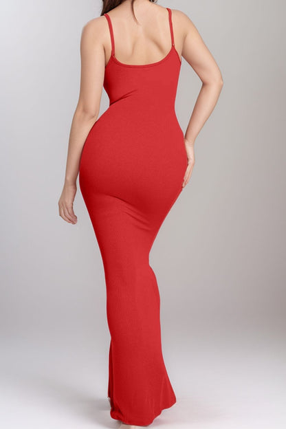 Basic Bae Built-In Shapewear Sleeveless Maxi Dress - Casual & Maxi Dresses - FITGGINS