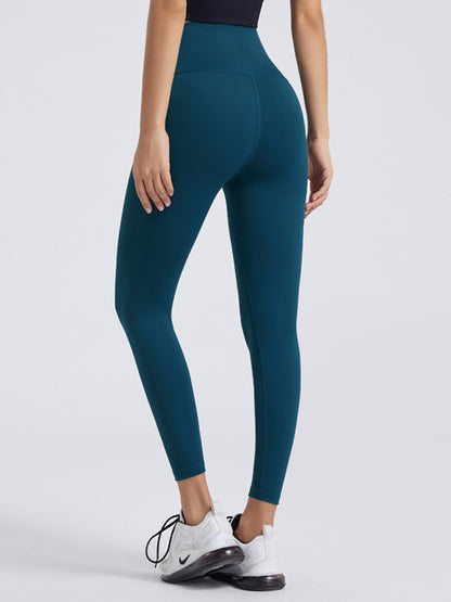 Wide Waistband Sports Leggings Fitggins
