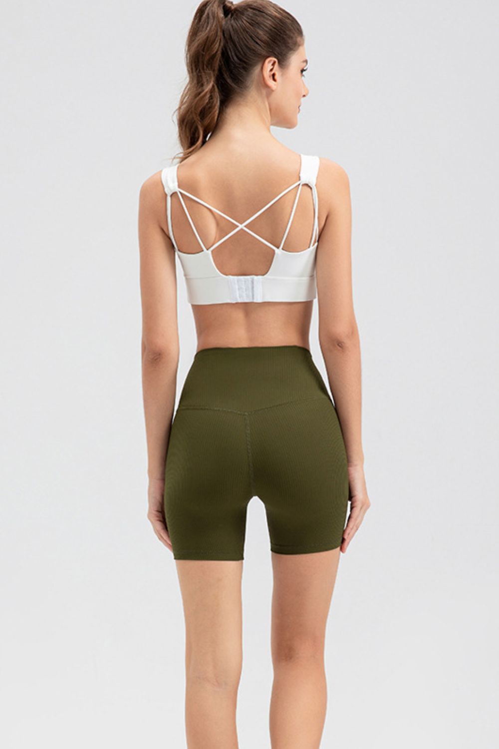 Wide Waistband Slim Fit Sports Shorts Fitggins