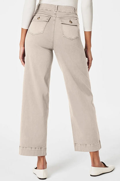 High Waist Jeans with Pockets Fitggins