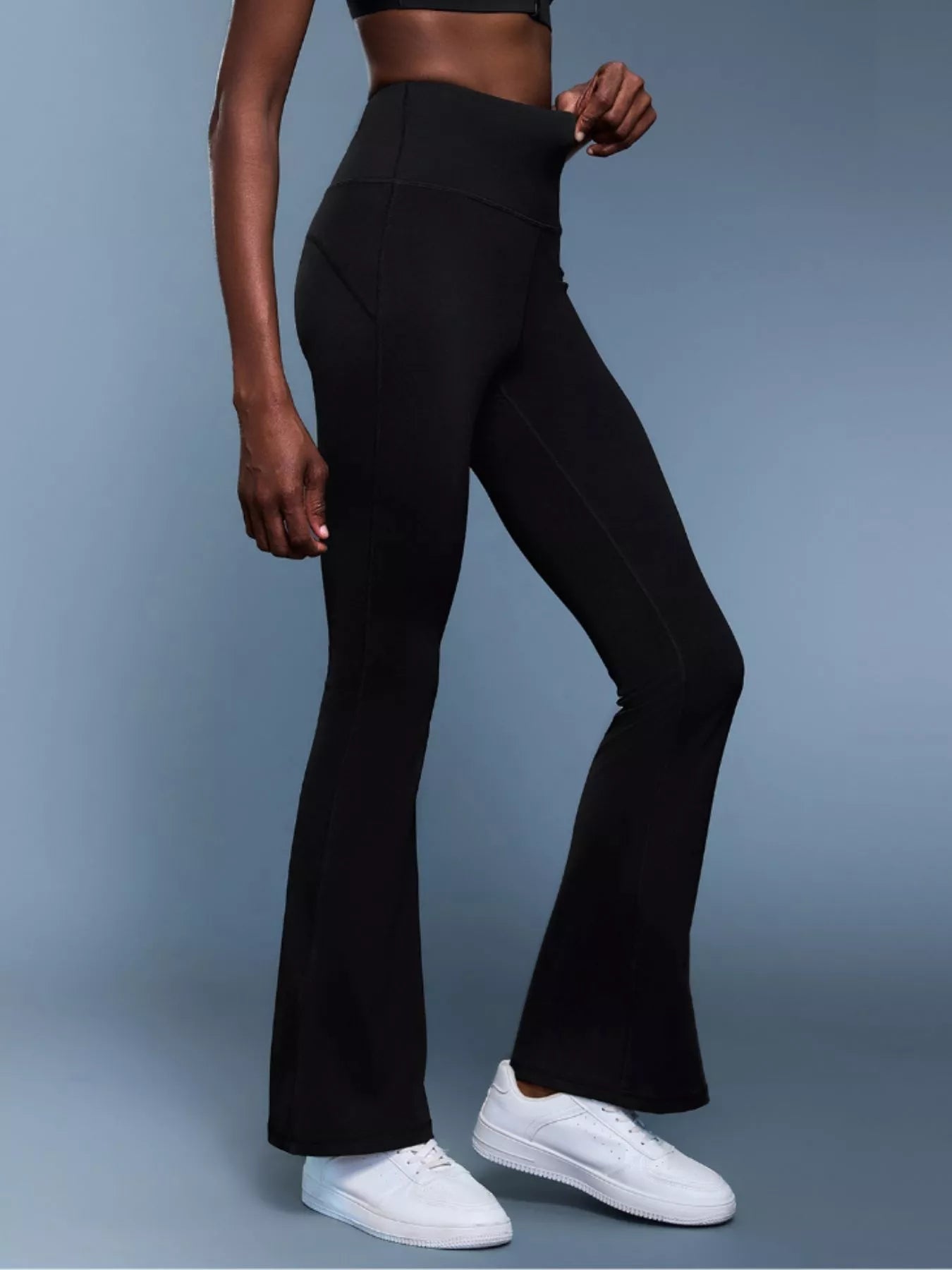 High-Waisted Flare Active Pants Fitggins