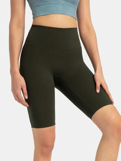 Millennia High Rise Wide Waistband Active Shorts Fitggins