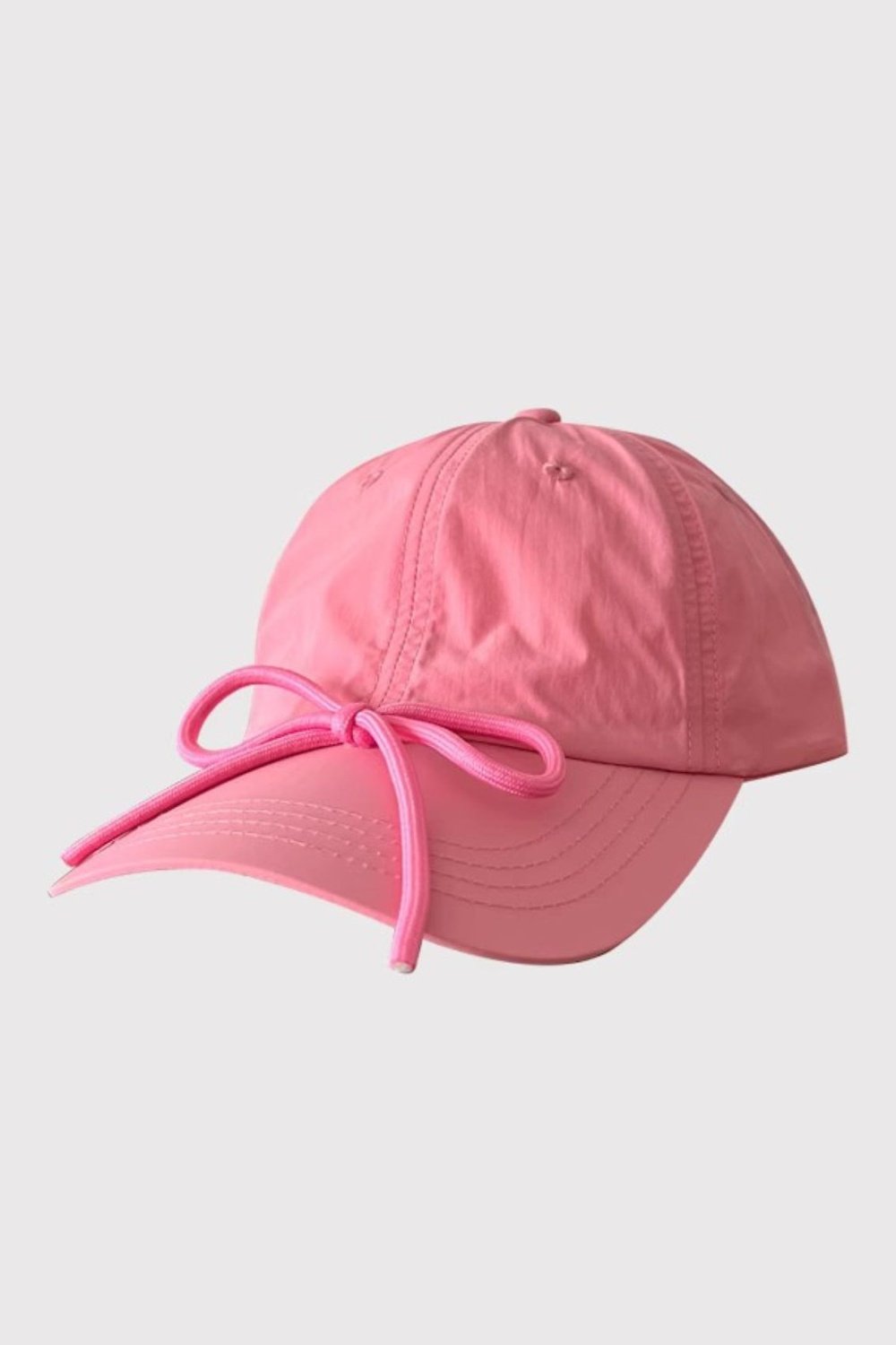 Bow Trim Adjustable Baseball Cap - Hats - FITGGINS