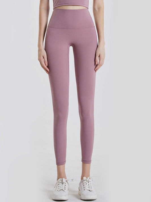 Wide Waistband Sports Leggings Lilac Fitggins