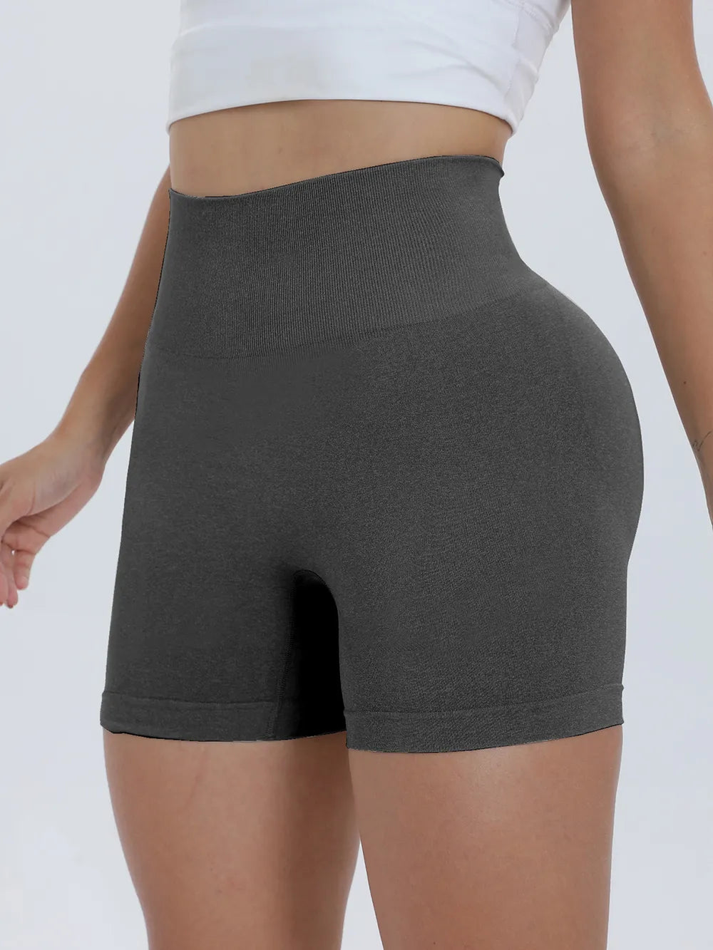 High Waist Active Shorts Fitggins