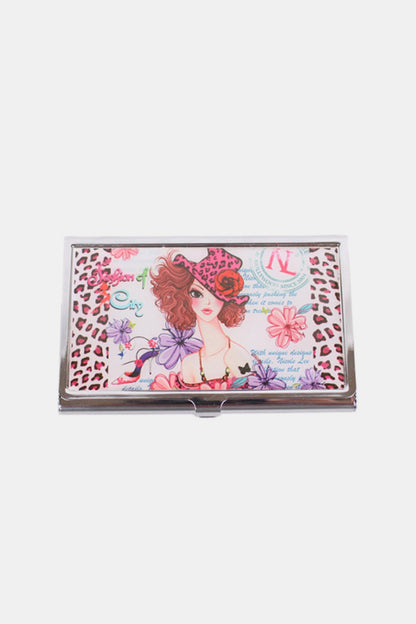 Nicole Lee USA Printed Business Card Case - Handbag - FITGGINS