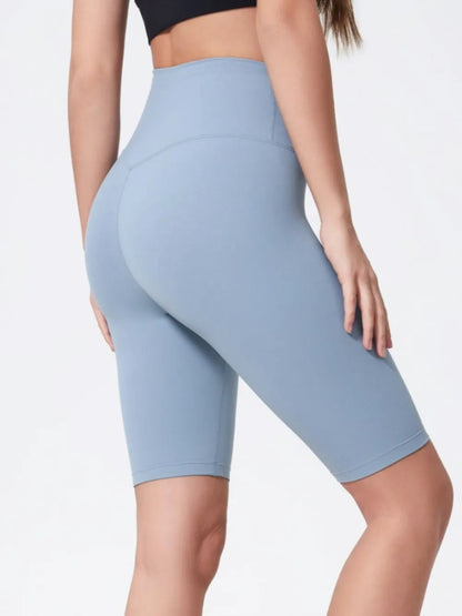 Millennia High Rise Wide Waistband Active Shorts Fitggins