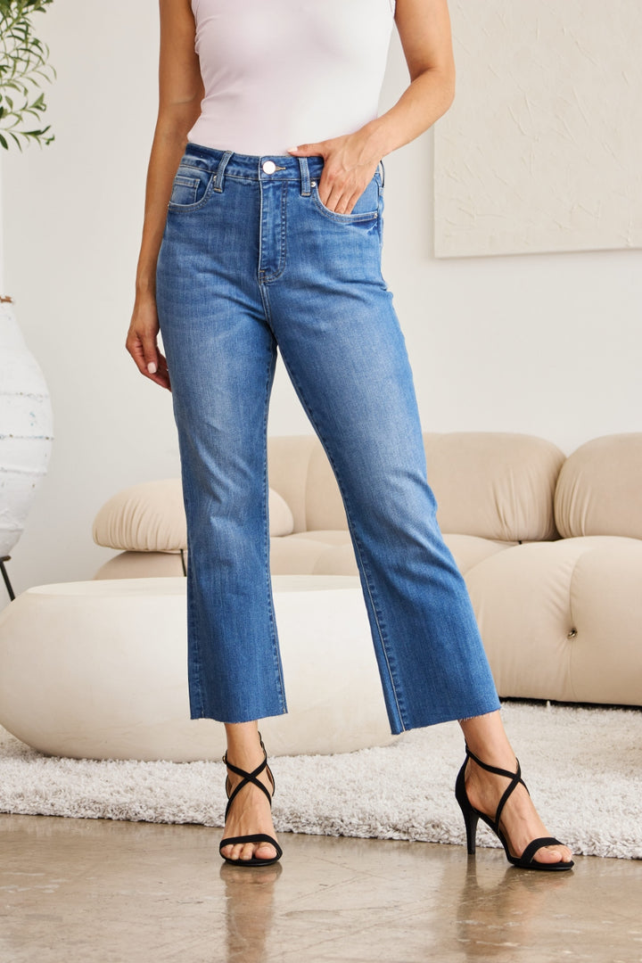 RFM Mini Mia Full Size Tummy Control High Waist Jeans - Jeans - FITGGINS