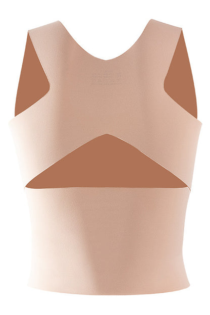 Basic Bae Scoop Neck Shapewear Tank with Removable Paddings - Shapewear - FITGGINS