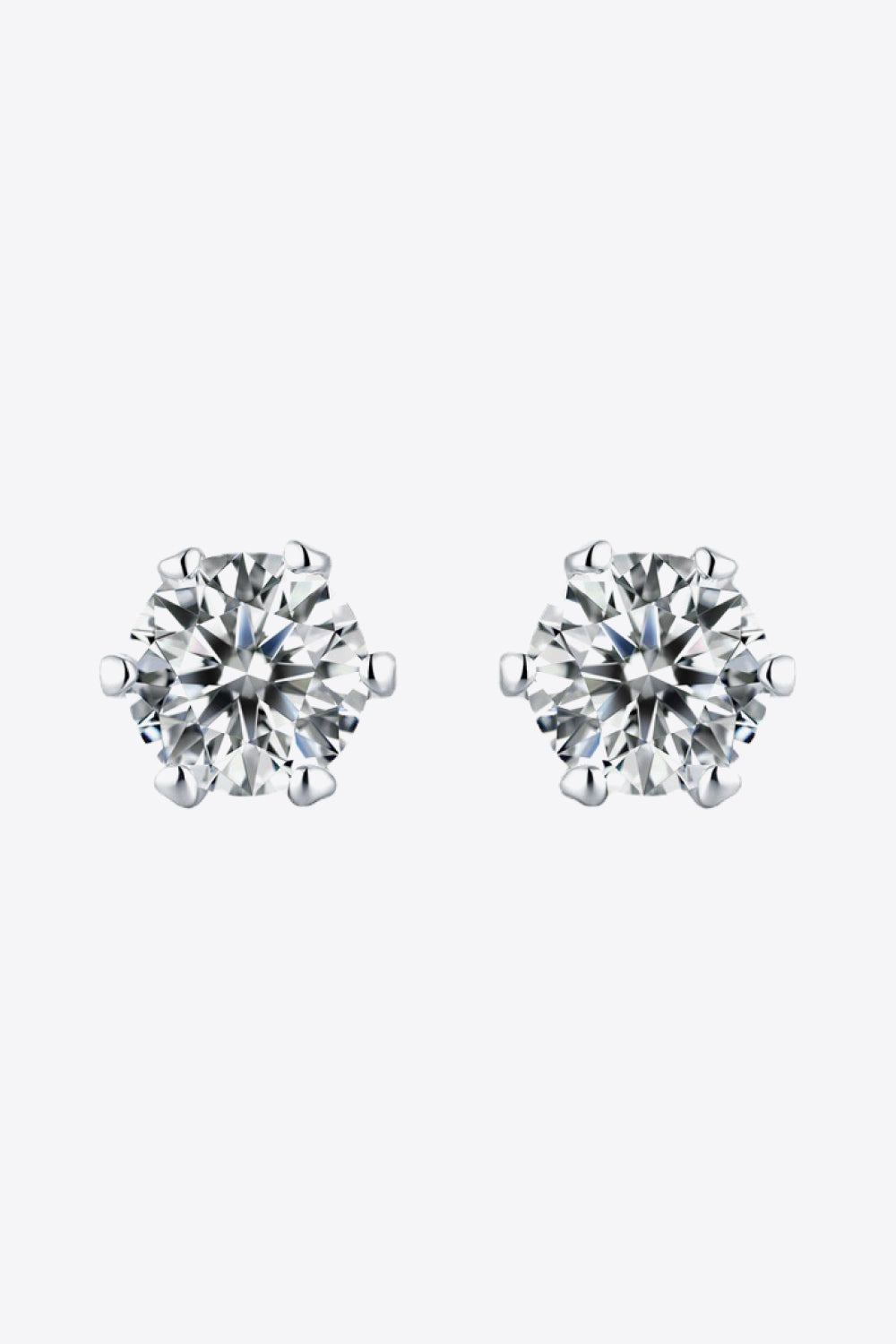 Good Days Ahead Moissanite Stud Earrings - Earrings - FITGGINS