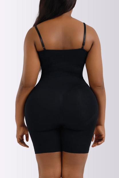 Full Size Spaghetti Strap Shaping Romper Fitggins