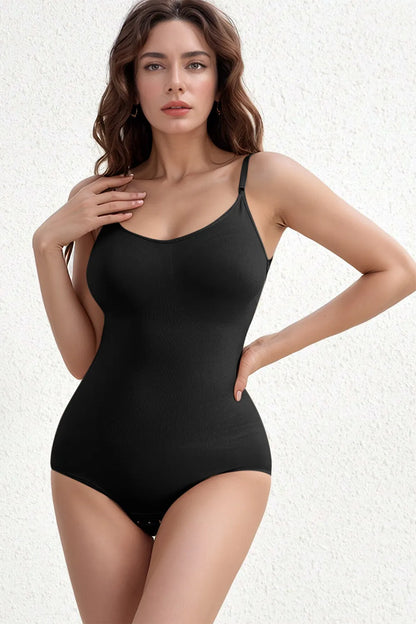 Basic Bae Full Size Scoop Neck Butt Lifting Bodysuit Fitggins