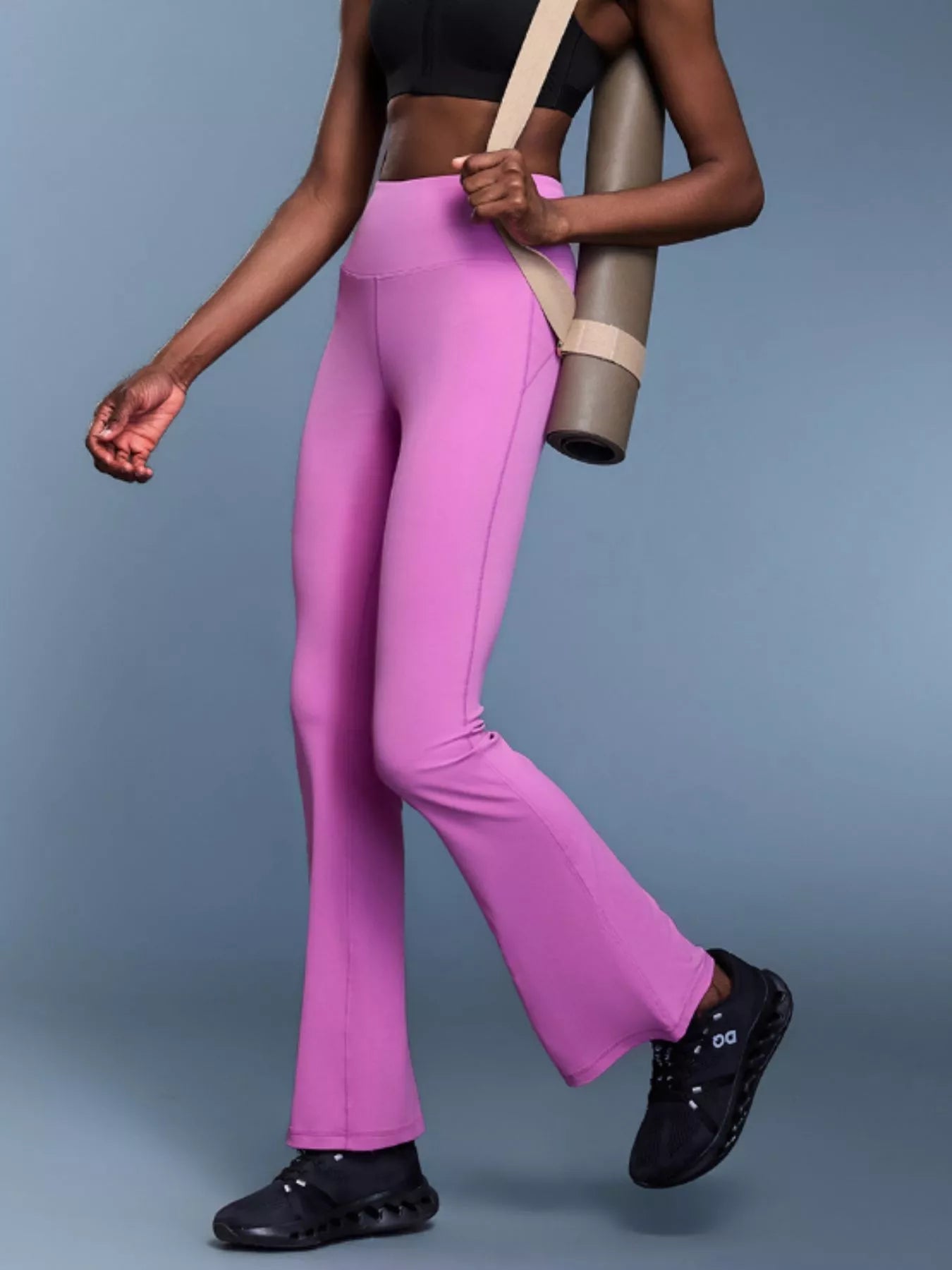 High-Waisted Flare Active Pants Fitggins