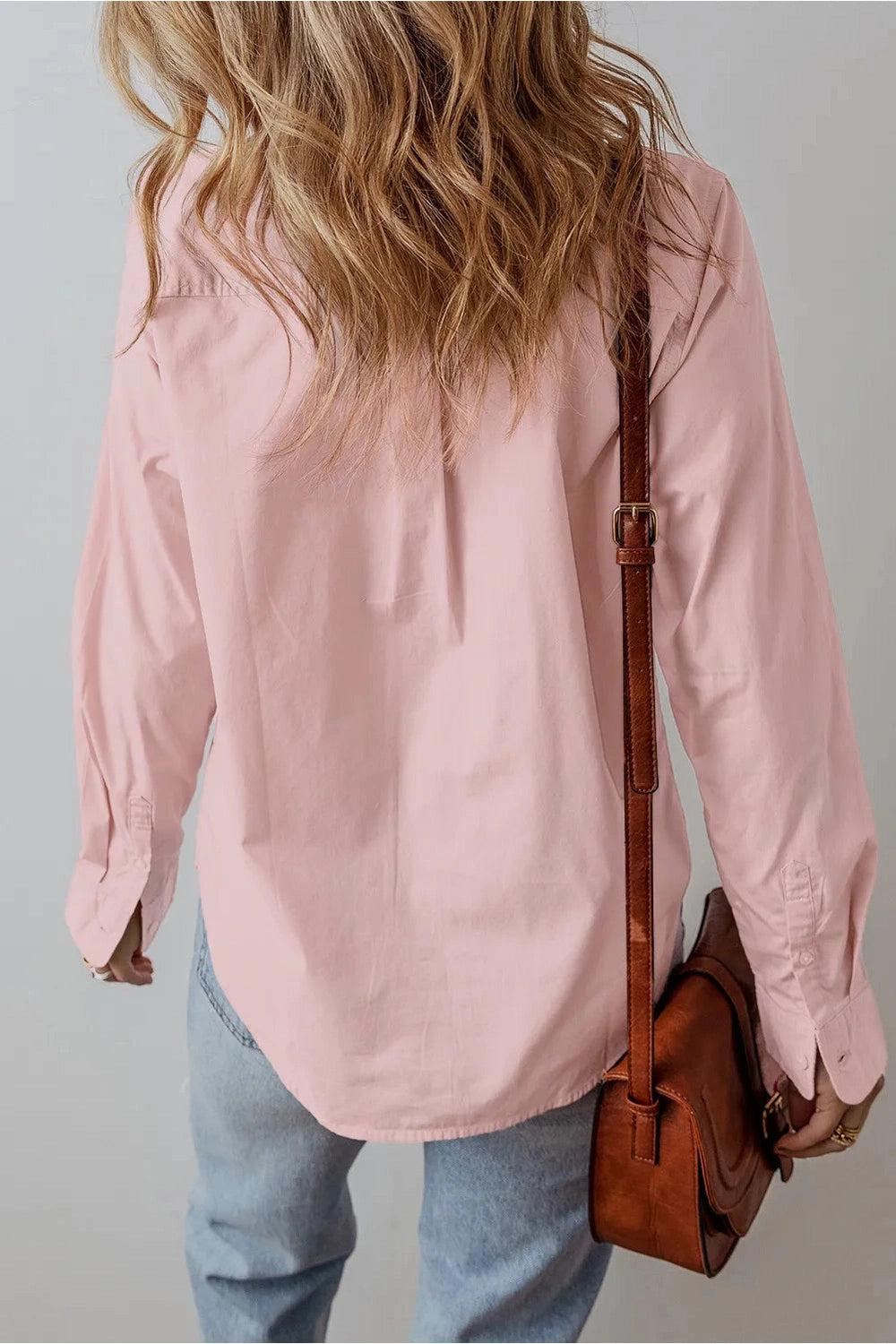 Button Up Long Sleeve Shirt - Shirts - FITGGINS