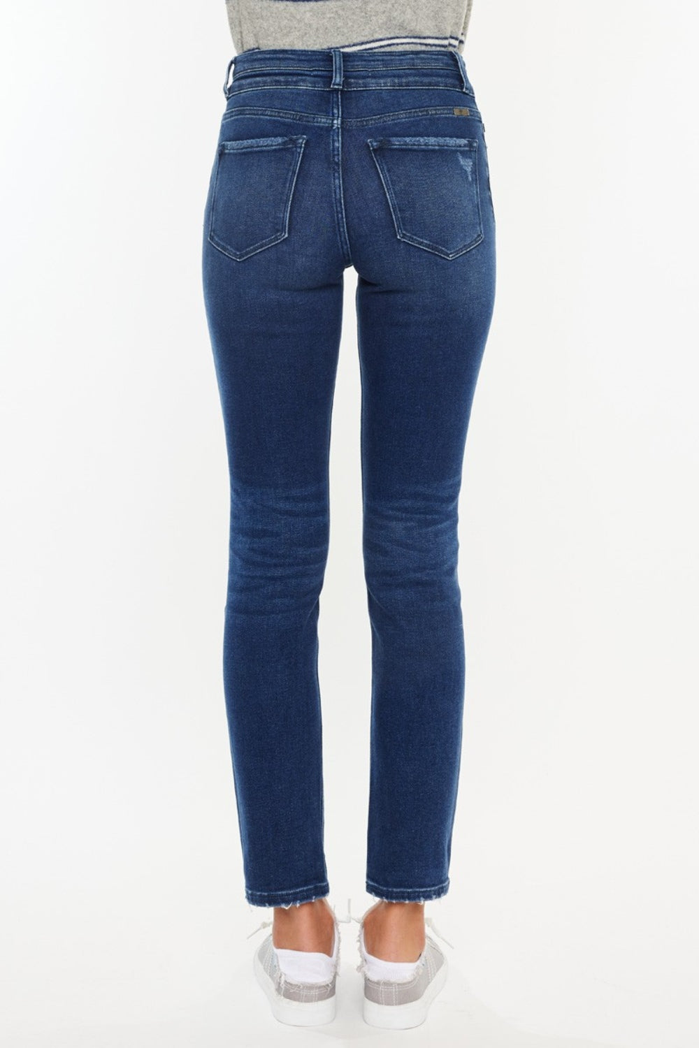 Kancan High Rise Slim Straight Jeans - Jeans - FITGGINS