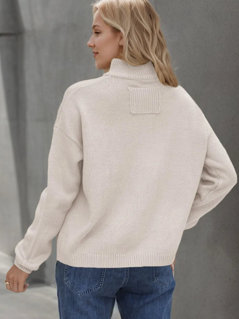 Button Up Long Sleeve Cardigan Fitggins