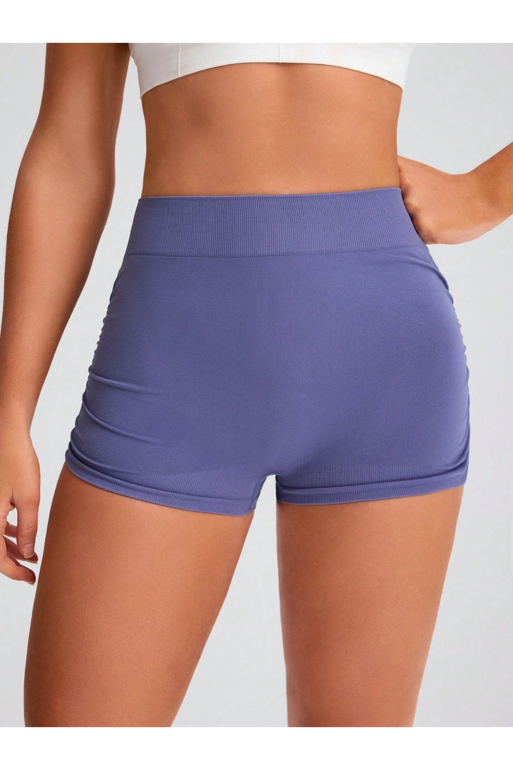 Elastic Waist Active Shorts - Short Leggings - FITGGINS