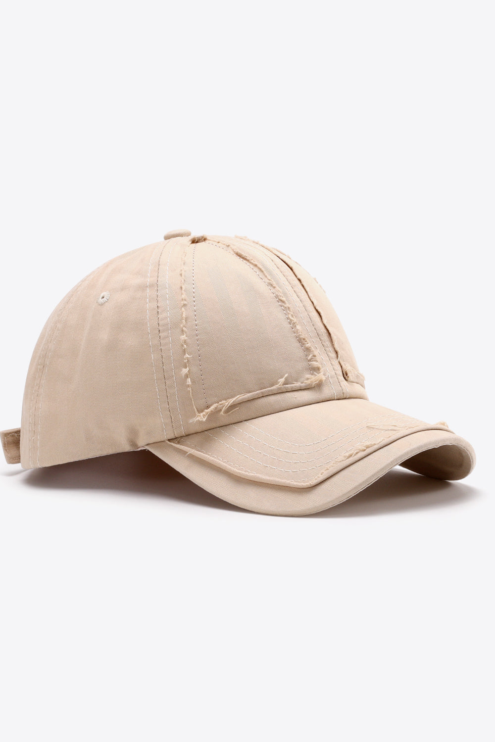 Distressed Adjustable Baseball Cap - Hats - FITGGINS