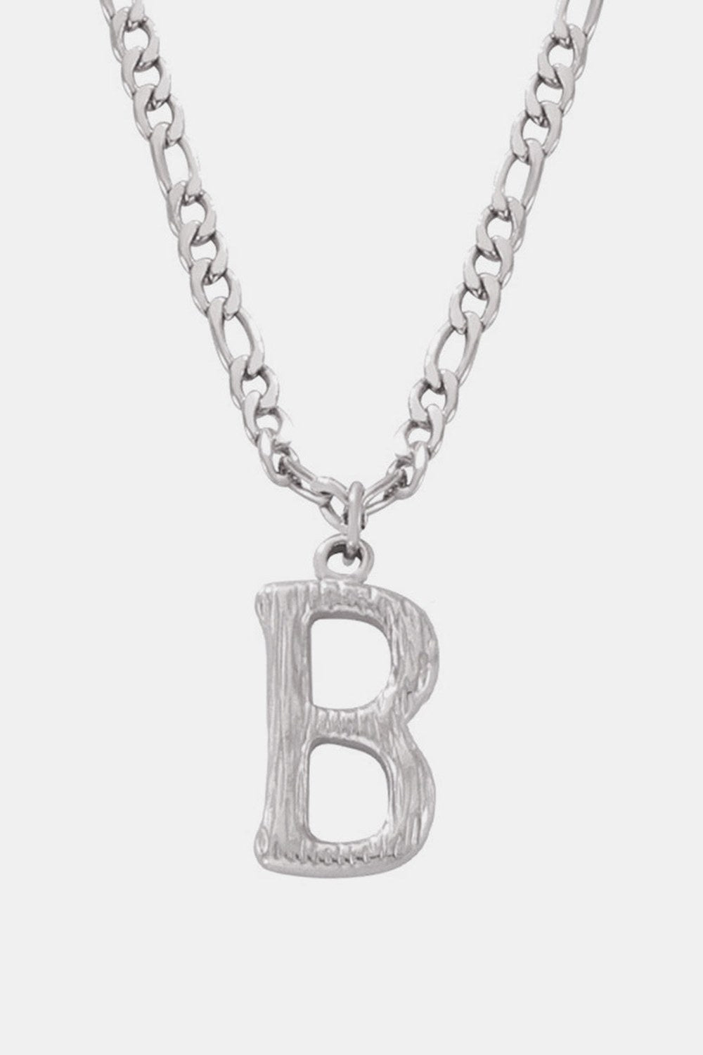 Titanium Steel Letter Pendant Necklace - Necklaces - FITGGINS