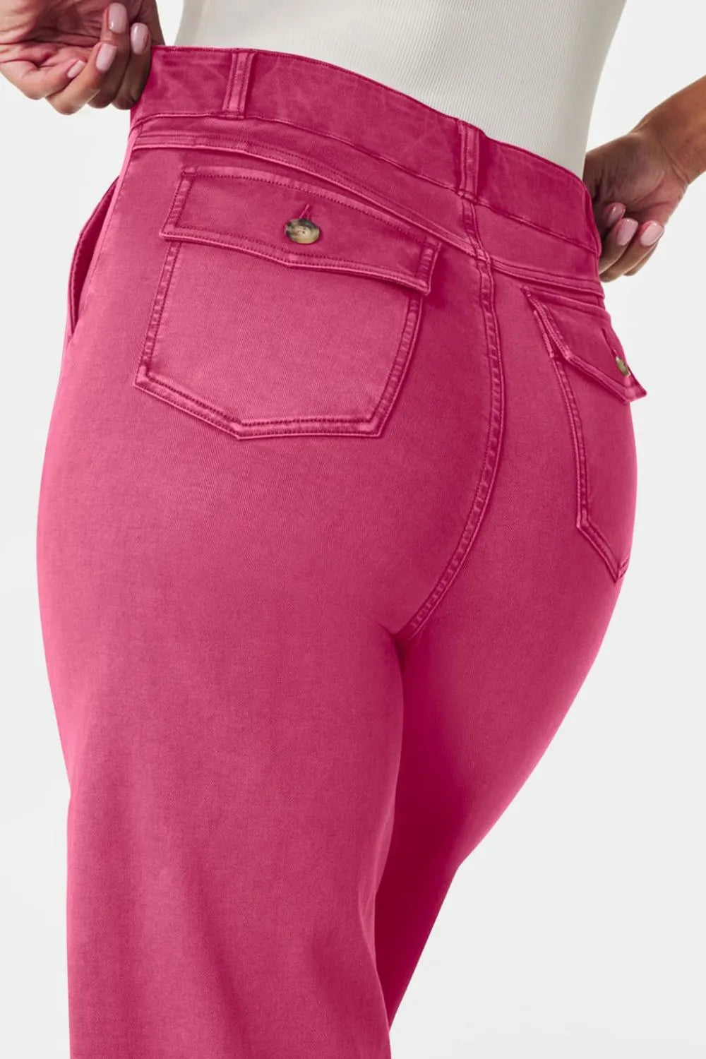 High Waist Jeans with Pockets Fitggins