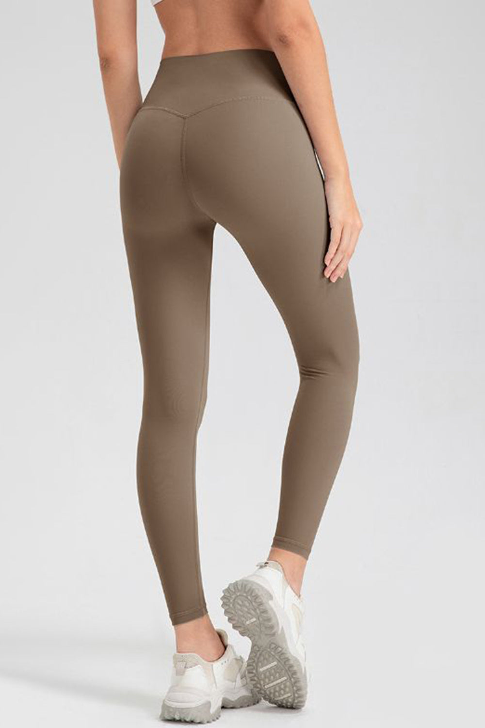 Wide Waistband Sport Leggings - Leggings - FITGGINS