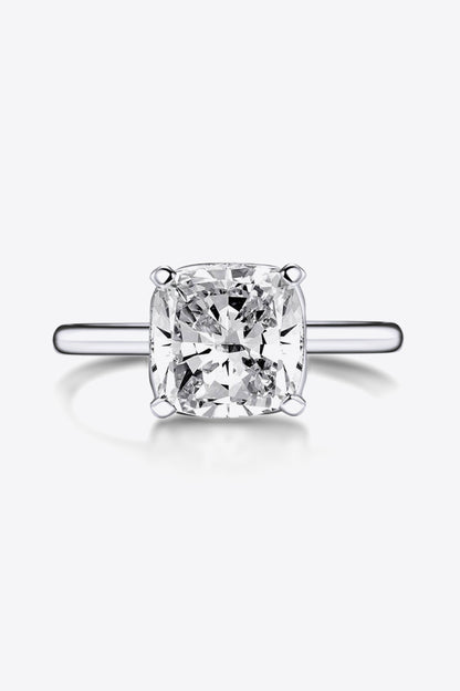 3.5 Carat Zircon 4-Prong Ring - Rings - FITGGINS