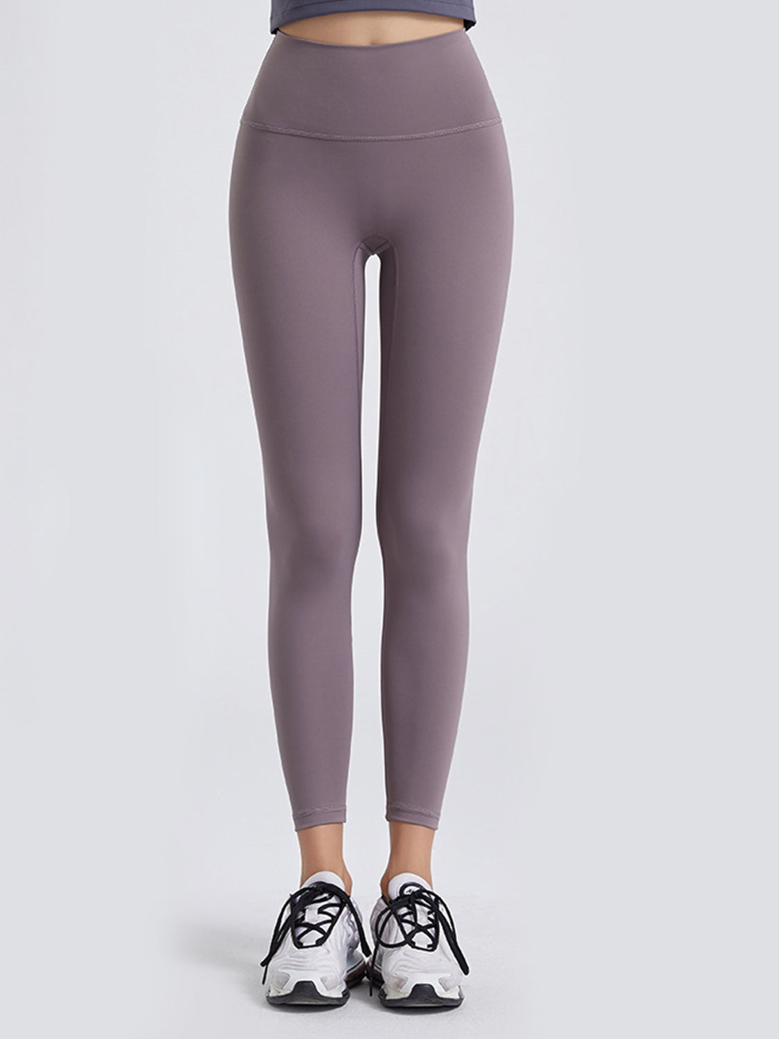 Wide Waistband Sports Leggings Lilac Fitggins