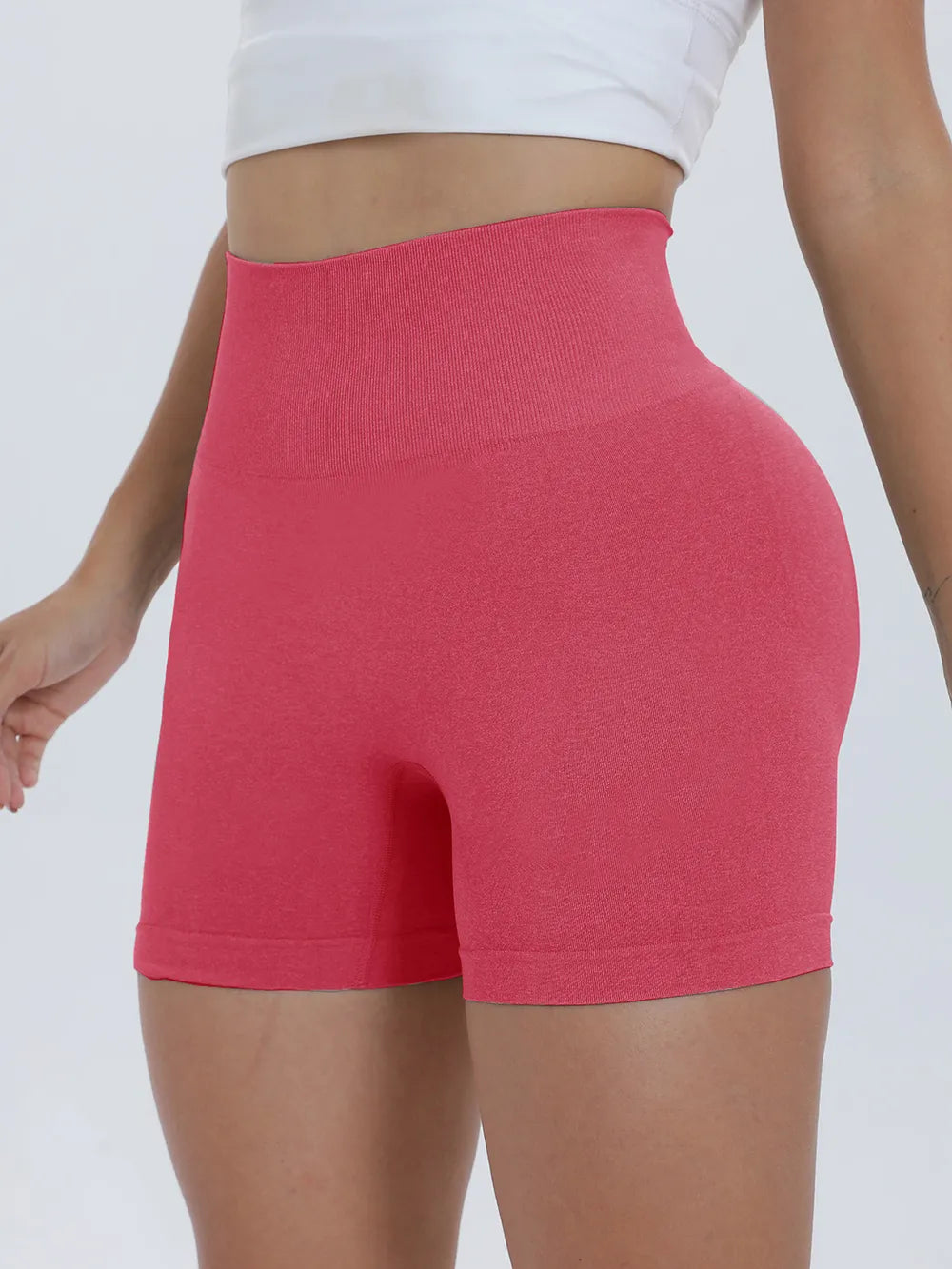 High Waist Active Shorts Fitggins