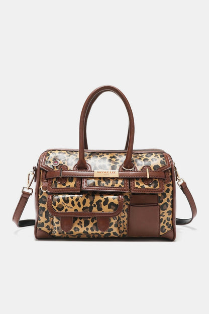 Nicole Lee USA Leopard Boston Bag - Handbag - FITGGINS