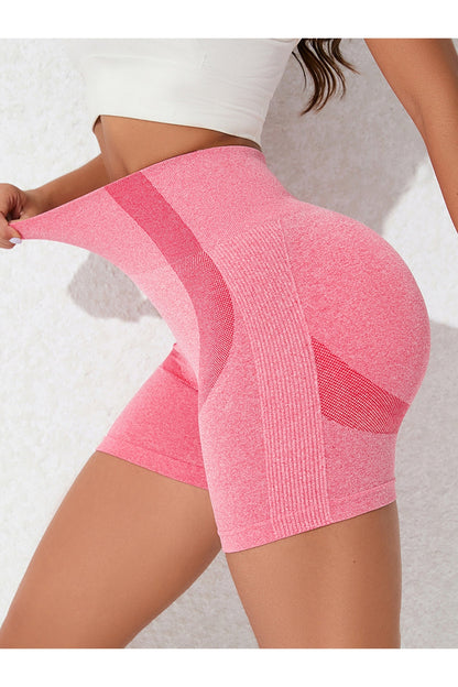 High Waist Active Shorts - Short Leggings - FITGGINS