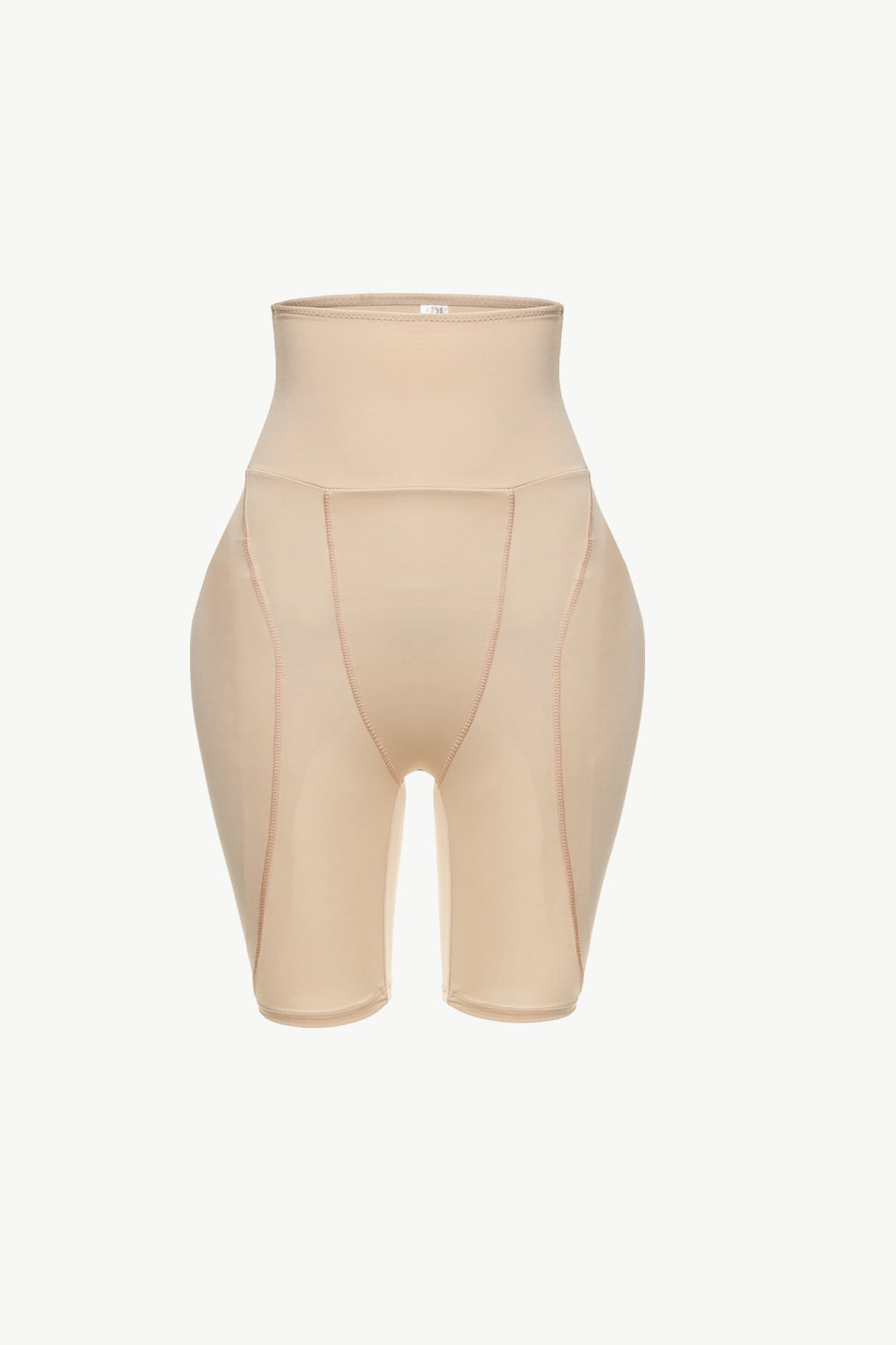 Full Size High-Waisted Pull-On Shaping Shorts Apricot Fitggins