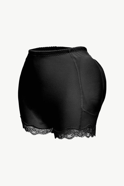 Full-Size Lace-Trim Shaping Shorts Fitggins