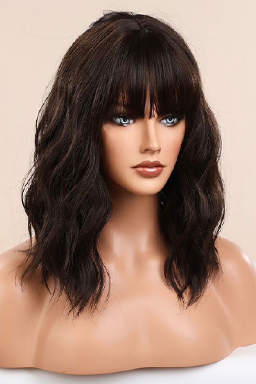 Natural Looking Synthetic Full Machine Bobo Wigs 12'' - Hair - FITGGINS