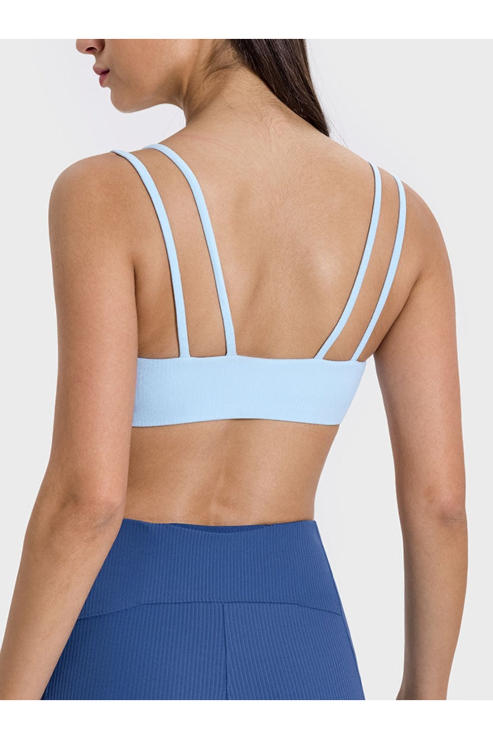 Millennia Scoop Neck Double Strap Active Cami - Crop Tops & Tank Tops - FITGGINS