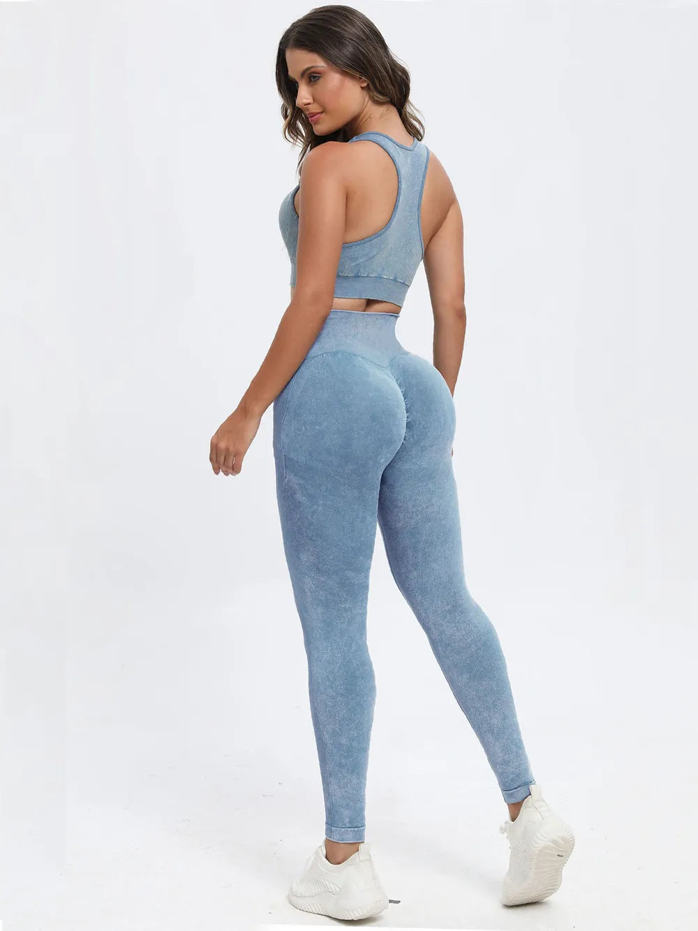 Scoop Neck Wide Strap Top and Pants Active Set Fitggins
