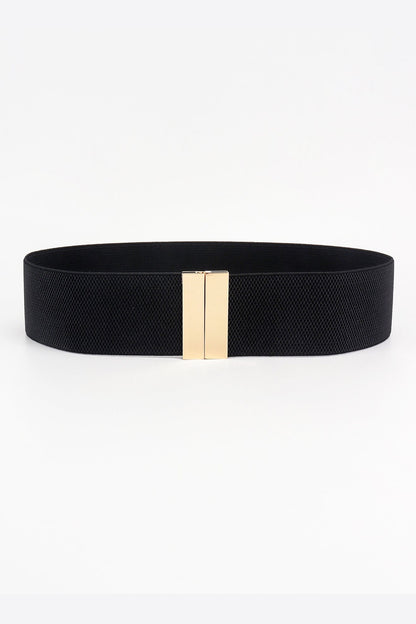 Alloy Buckle Elastic Belt - Belt - FITGGINS